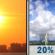 Saturday: Sunny then Slight Chance Showers And Thunderstorms