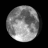 Waning Gibbous Moon, Moon age: 19 days,22 hours,3 minutes,73%