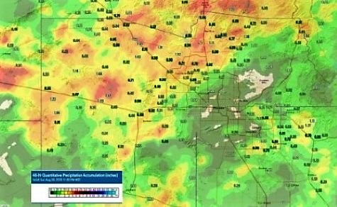  Two day Rainfall August 29th and 30th 2020
