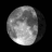 Waning Gibbous Moon, Moon age: 21 days,11 hours,39 minutes,57%