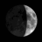 Waxing Crescent Moon, Moon age: 6 days,6 hours,33 minutes,38%